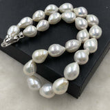 ELEISPL JEWELRY 12-14MM Drop Pearls Necklace  #502-38