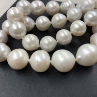 ELEISPL JEWELRY 18" 11-15mm Natural Pearls Necklace #502-43