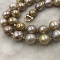 ELEISPL JEWELRY 52CM Long Style Kasumi Pearl Necklace 11-14mm Free Bracelet #502-45-9