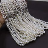 ELEISPL New wholesale 10 Qty 50cm length Thick fresh water pearl necklace 7-8mm #317