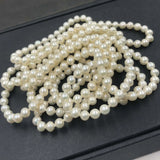 [ELEISPL] 172cm Long Style Sweater Women's Necklace  6-7mm White Freshwater Pearl Small Beads 6mm #22010036