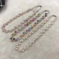 3 Qty Mixed Color Freshwater Pearls Necklace  #508-6-5