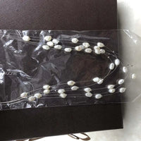 ELEISPL 4 Qty Star Style Multi-strands Baroque Real Pearls Necklace #508-7-5