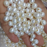 lots 1000g big hole freshwater loose pearls