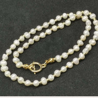 ELEISPL JEWELRY Wholesale 20 Strands 5mm White Fresh Water Pearl Necklace