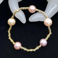 10 PCS 10-11mm near round kasumi pearl bracelets