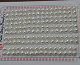 AAA160 pcs (80pairs) 5-6mm genuine freshwater pearl flat beads for earring ring