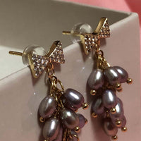 ELEISPL Hard Handcraft Jewelry Small Pearl Wholesale 16 Pairs Mixed Style Different G14KF 3-5MM FW Pearl Earrings