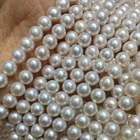 High quality 10strands 6-7mm round Akoya pearl loose strings ZJ00047