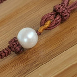 Amazing Handcraft Jewelry For Girl Cord Bangle FW Pearl Bracelet