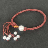 Amazing Handcraft Jewelry For Girl Cord Bangle FW Pearl Bracelet