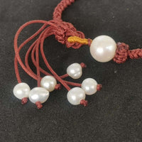 Amazing Handcraft Jewelry For Girl Cord Bangle FW Pearl Bracelet