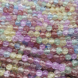 Wholesale 10 Strands Round  Crystal Beads full hole Loose Strings