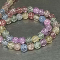 Wholesale 10 Strands Round  Crystal Beads full hole Loose Strings