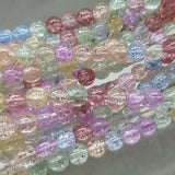 Wholesale 10 Strands Round  Crystal Beads full hole Loose Strings