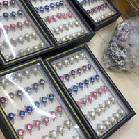 wholesale 36pcs Baroque freshwater pearl rings 12mm pearls