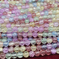 Wholesale 10 Strands Round  Crystal Beads full hole Loose Strings