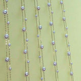 Stunning 2rows G18K Chain FW Akoya Pearl necklace 3mm 5mm