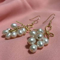 ELEISPL Hard Handcraft Jewelry Small Pearl Wholesale 16 Pairs Mixed Style Different G14KF 3-5MM FW Pearl Earrings