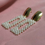 ELEISPL Hard Handcraft Jewelry Small Pearl Wholesale 16 Pairs Mixed Style Different G14KF 3-5MM FW Pearl Earrings