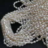 Gorgeous 162cm Long Necklace White Freshwater Pearl 7-8*9-11mm Baroque Beads Sweater Chain Wholesale Jewelry