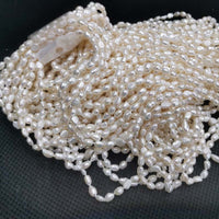 Gorgeous 162cm Long Necklace White Freshwater Pearl 7-8*9-11mm Baroque Beads Sweater Chain Wholesale Jewelry