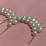 ELEISPL Hard Handcraft Jewelry Small Pearl Wholesale 16 Pairs Mixed Style Different G14KF 3-5MM FW Pearl Earrings