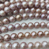 NEW AA++ Wholesale 5 Strands 11-14mm Freshwater Pearl Kasumi Beads Loose Strings