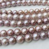 NEW AA++ Wholesale 5 Strands 11-14mm Freshwater Pearl Kasumi Beads Loose Strings