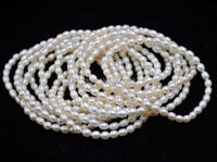 wholesale 20 Qty 4-5mm rice freshwater pearl bracelets