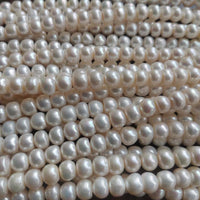 Wholesale 10 Strands 10mm White Freshwater Pearl Strings