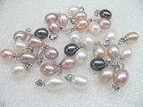 fine wholesale 100 PCS 7-8mm drip freshwater pearl pendants