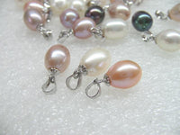 fine wholesale 100 PCS 7-8mm drip freshwater pearl pendants