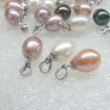 fine wholesale 100 PCS 7-8mm drip freshwater pearl pendants