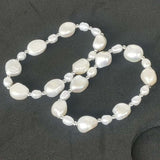 Wholesale Mix Style Genuine Freshwater Pearl Bracelet Stretch Bangle 5-6mm 10-12mm