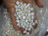 lots 1000g big hole freshwater loose pearls