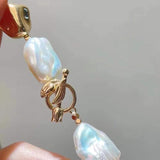 Unique similar baroque freshwater pearl necklace