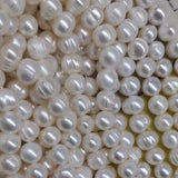 ELEISPL NEW Wholesale 20 Strands 8mm Near Round Potato Fresh Water Pearl Strings