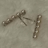 10 Pairs Wholesale Retail Long Style Studs Pearl Earrings S925 Rare Jewelry