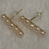 10 Pairs Wholesale Retail Long Style Studs Pearl Earrings S925 Rare Jewelry