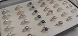 Wholesale 36 PCS Fresh Water Pearl Rings 7-8mm