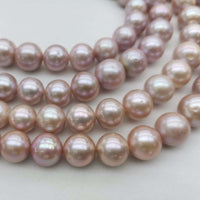 NEW Wholesale 5 Strands 11-13mm Freshwater Pearl Kasumi Beads Loose Strings