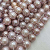 NEW Wholesale 5 Strands 11-13mm Freshwater Pearl Kasumi Beads Loose Strings