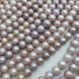 NEW Wholesale 5 Strands 11-13mm Freshwater Pearl Kasumi Beads Loose Strings