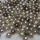 ELEISPL JEWELRY Lots 250PCS Loose Nucleated Pearl Full Hole 11-15MM #2300033