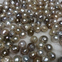 ELEISPL JEWELRY Lots 250PCS Loose Nucleated Pearl Full Hole 11-15MM #2300033