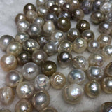 ELEISPL JEWELRY Lots 250PCS Loose Nucleated Pearl Full Hole 11-15MM #2300033