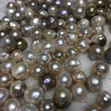 ELEISPL JEWELRY Lots 250PCS Loose Nucleated Pearl Full Hole 11-15MM #2300033