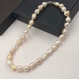 [ELEISPL]12-13mm Natural Baroque Pearl Necklace 17" Multicolours #22010021