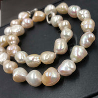 [ELEISPL]12-13mm Natural Baroque Pearl Necklace 17" Multicolours #22010021